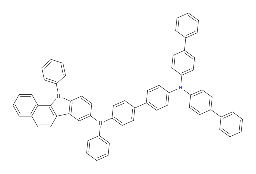N4,N4-di([1,1'-biphenyl]-4-yl)-N4'-phenyl-N4'-(11-phenyl-11H-benzo[a]carbazol-8-yl)-[1,1'-biphenyl]-4,4'-diamine
