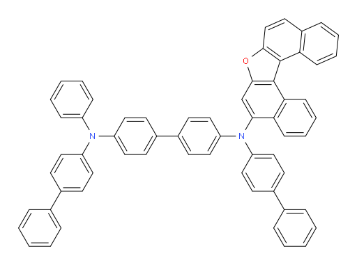 N4,N4'-di([1,1'-biphenyl]-4-yl)-N4-(dinaphtho[2,1-b:1',2'-d]furan-5-yl)-N4'-phenyl-[1,1'-biphenyl]-4,4'-diamine