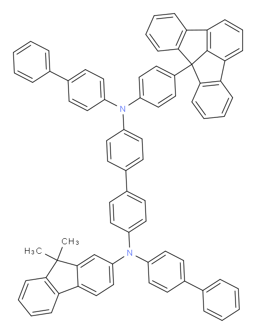 N4-(4-(7bH-indeno[1,2,3-jk]fluoren-7b-yl)phenyl)-N4,N4'-di([1,1'-biphenyl]-4-yl)-N4'-(9,9-dimethyl-9H-fluoren-2-yl)-[1,1'-biphenyl]-4,4'-diamine