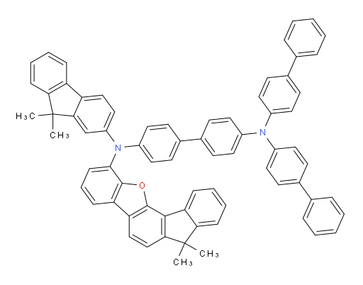 N4,N4-di([1,1'-biphenyl]-4-yl)-N4'-(7,7-dimethyl-7H-fluoreno[4,3-b]benzofuran-1-yl)-N4'-(9,9-dimethyl-9H-fluoren-2-yl)-[1,1'-biphenyl]-4,4'-diamine