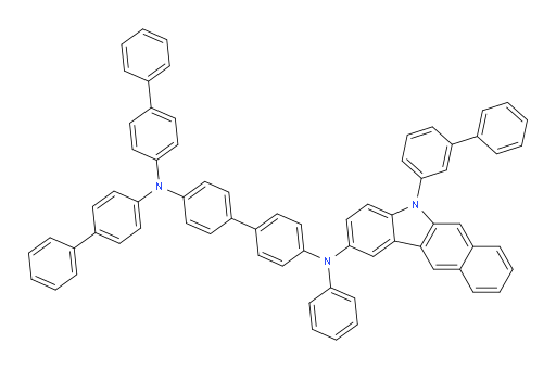 N4-(5-([1,1'-biphenyl]-3-yl)-5H-benzo[b]carbazol-2-yl)-N4',N4'-di([1,1'-biphenyl]-4-yl)-N4-phenyl-[1,1'-biphenyl]-4,4'-diamine