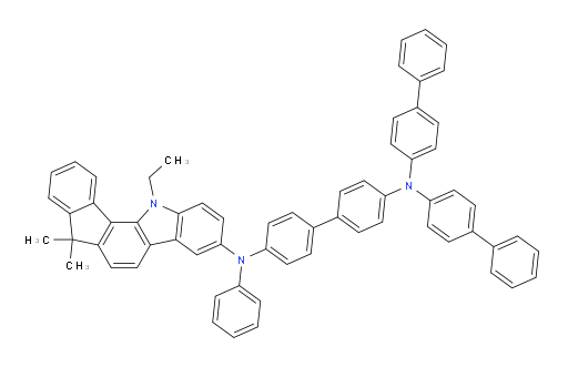 N4,N4-di([1,1'-biphenyl]-4-yl)-N4'-(12-ethyl-7,7-dimethyl-7,12-dihydroindeno[1,2-a]carbazol-3-yl)-N4'-phenyl-[1,1'-biphenyl]-4,4'-diamine