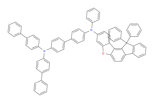 N4,N4-di([1,1'-biphenyl]-4-yl)-N4'-(12,12-diphenyl-12H-fluoreno[2,1-b]benzofuran-3-yl)-N4'-phenyl-[1,1'-biphenyl]-4,4'-diamine