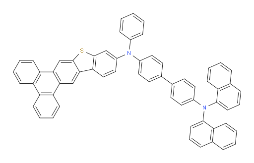 N4-(benzo[b]triphenyleno[2,3-d]thiophen-12-yl)-N4',N4'-di(naphthalen-1-yl)-N4-phenyl-[1,1'-biphenyl]-4,4'-diamine
