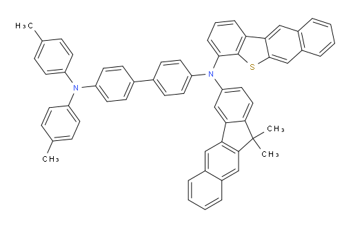N4-(benzo[b]naphtho[2,3-d]thiophen-4-yl)-N4-(11,11-dimethyl-11H-benzo[b]fluoren-3-yl)-N4',N4'-di-p-tolyl-[1,1'-biphenyl]-4,4'-diamine