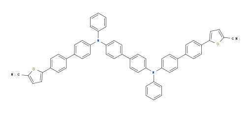 N4,N4'-bis(4'-(5-methylthiophen-2-yl)-[1,1'-biphenyl]-4-yl)-N4,N4'-diphenyl-[1,1'-biphenyl]-4,4'-diamine
