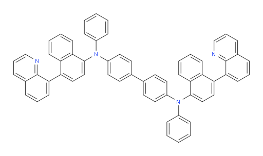 N4,N4'-diphenyl-N4,N4'-bis(4-(quinolin-8-yl)naphthalen-1-yl)-[1,1'-biphenyl]-4,4'-diamine