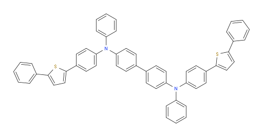 N4,N4'-diphenyl-N4,N4'-bis(4-(5-phenylthiophen-2-yl)phenyl)-[1,1'-biphenyl]-4,4'-diamine