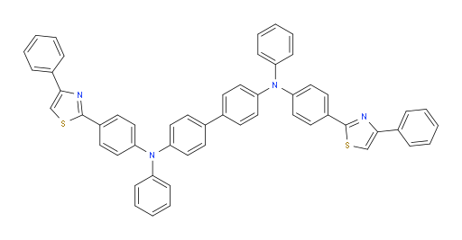 N4,N4'-diphenyl-N4,N4'-bis(4-(4-phenylthiazol-2-yl)phenyl)-[1,1'-biphenyl]-4,4'-diamine