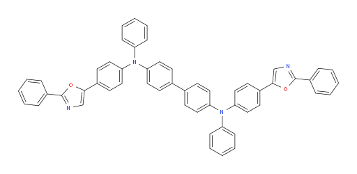 N4,N4'-diphenyl-N4,N4'-bis(4-(2-phenyloxazol-5-yl)phenyl)-[1,1'-biphenyl]-4,4'-diamine