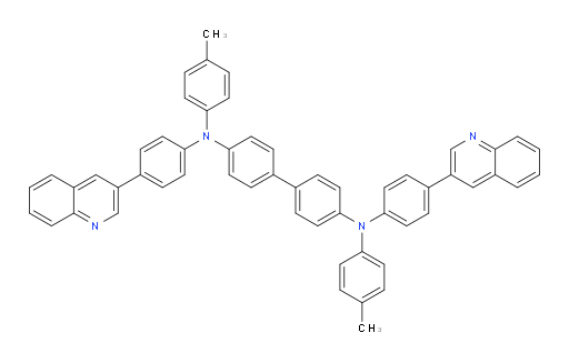 N4,N4'-bis(4-(quinolin-3-yl)phenyl)-N4,N4'-di-p-tolyl-[1,1'-biphenyl]-4,4'-diamine