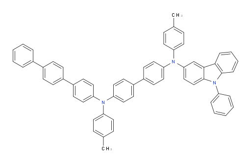 N4-([1,1':4',1''-terphenyl]-4-yl)-N4'-(9-phenyl-9H-carbazol-3-yl)-N4,N4'-di-p-tolyl-[1,1'-biphenyl]-4,4'-diamine