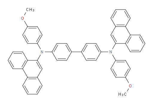 N4,N4'-bis(4-methoxyphenyl)-N4,N4'-di(phenanthren-9-yl)-[1,1'-biphenyl]-4,4'-diamine