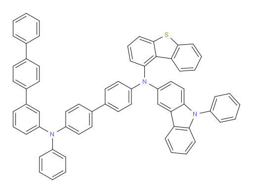 N4-([1,1':4',1''-terphenyl]-3-yl)-N4'-(dibenzo[b,d]thiophen-1-yl)-N4-phenyl-N4'-(9-phenyl-9H-carbazol-3-yl)-[1,1'-biphenyl]-4,4'-diamine