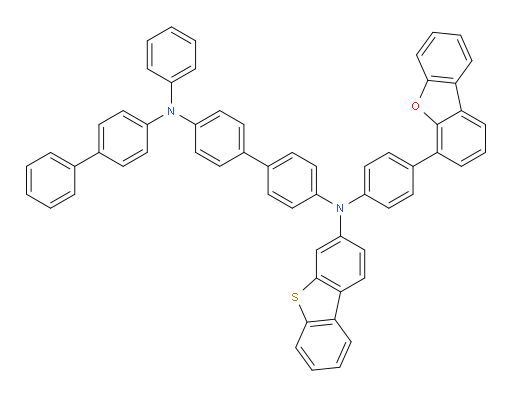 N4-([1,1'-biphenyl]-4-yl)-N4'-(4-(dibenzo[b,d]furan-4-yl)phenyl)-N4'-(dibenzo[b,d]thiophen-3-yl)-N4-phenyl-[1,1'-biphenyl]-4,4'-diamine