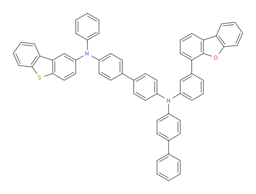 N4-([1,1'-biphenyl]-4-yl)-N4-(3-(dibenzo[b,d]furan-4-yl)phenyl)-N4'-(dibenzo[b,d]thiophen-2-yl)-N4'-phenyl-[1,1'-biphenyl]-4,4'-diamine