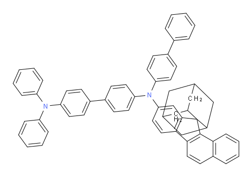 N4-([1,1'-biphenyl]-4-yl)-N4',N4'-diphenyl-N4-(spiro[adamantane-2,11'-benzo[a]fluoren]-9'-yl)-[1,1'-biphenyl]-4,4'-diamine