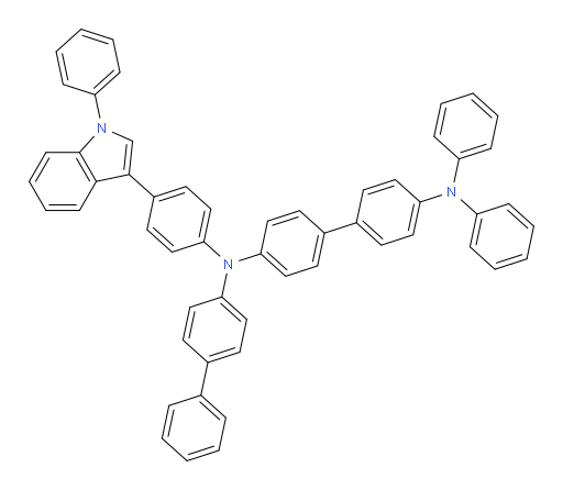N4-([1,1'-biphenyl]-4-yl)-N4',N4'-diphenyl-N4-(4-(1-phenyl-1H-indol-3-yl)phenyl)-[1,1'-biphenyl]-4,4'-diamine