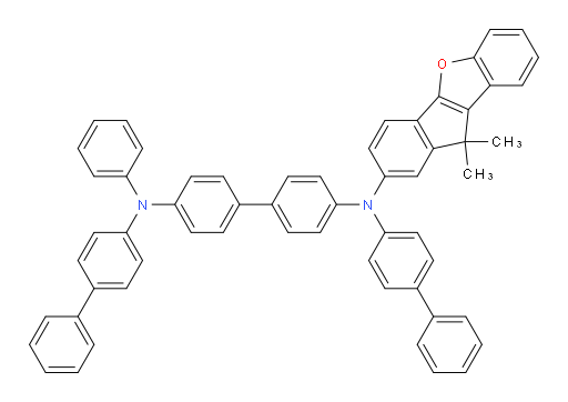 N4,N4'-di([1,1'-biphenyl]-4-yl)-N4-(10,10-dimethyl-10H-indeno[1,2-b]benzofuran-2-yl)-N4'-phenyl-[1,1'-biphenyl]-4,4'-diamine
