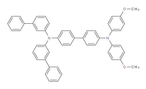 N4,N4-di([1,1'-biphenyl]-3-yl)-N4',N4'-bis(4-methoxyphenyl)-[1,1'-biphenyl]-4,4'-diamine