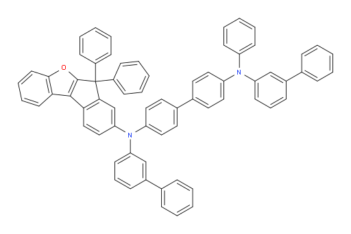 N4,N4'-di([1,1'-biphenyl]-3-yl)-N4-(6,6-diphenyl-6H-indeno[2,1-b]benzofuran-8-yl)-N4'-phenyl-[1,1'-biphenyl]-4,4'-diamine