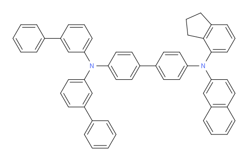 N4,N4-di([1,1'-biphenyl]-3-yl)-N4'-(2,3-dihydro-1H-inden-4-yl)-N4'-(naphthalen-2-yl)-[1,1'-biphenyl]-4,4'-diamine