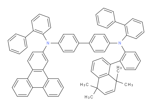 N4,N4'-di([1,1'-biphenyl]-2-yl)-N4-(2-(5,5,8,8-tetramethyl-5,8-dihydronaphthalen-1-yl)phenyl)-N4'-(triphenylen-2-yl)-[1,1'-biphenyl]-4,4'-diamine
