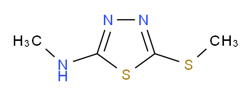 N-methyl-5-(methylthio)-1,3,4-thiadiazol-2-amine