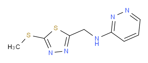 N-((5-(methylthio)-1,3,4-thiadiazol-2-yl)methyl)pyridazin-3-amine
