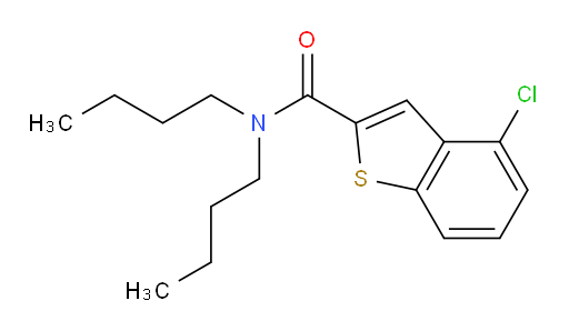 N,N-dibutyl-4-chlorobenzo[b]thiophene-2-carboxamide