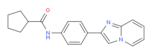 N-(4-(imidazo[1,2-a]pyridin-2-yl)phenyl)cyclopentanecarboxamide