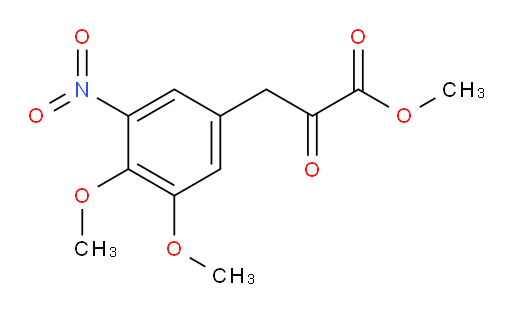 methyl 3-(3,4-dimethoxy-5-nitrophenyl)-2-oxopropanoate
