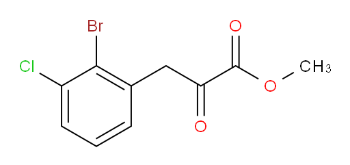 methyl 3-(2-bromo-3-chlorophenyl)-2-oxopropanoate