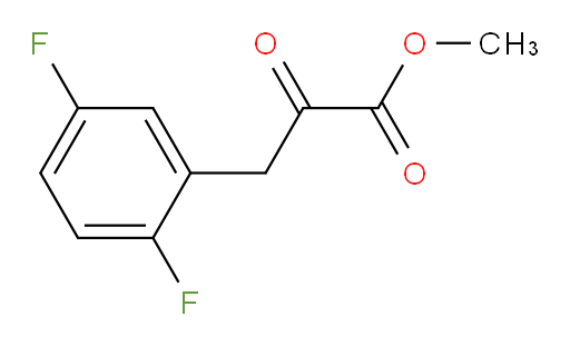 methyl 3-(2,5-difluorophenyl)-2-oxopropanoate