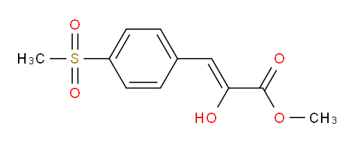 (Z)-methyl 2-hydroxy-3-(4-(methylsulfonyl)phenyl)acrylate