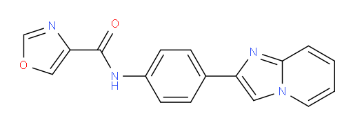 N-(4-(imidazo[1,2-a]pyridin-2-yl)phenyl)oxazole-4-carboxamide