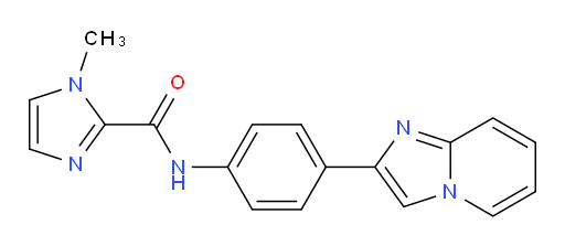 N-(4-(imidazo[1,2-a]pyridin-2-yl)phenyl)-1-methyl-1H-imidazole-2-carboxamide