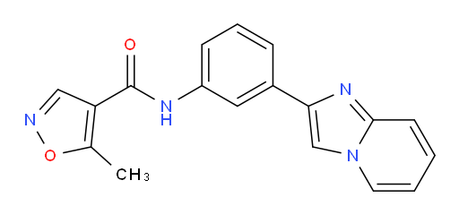 N-(3-(imidazo[1,2-a]pyridin-2-yl)phenyl)-5-methylisoxazole-4-carboxamide