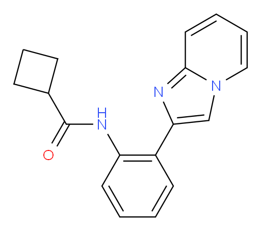 N-(2-(imidazo[1,2-a]pyridin-2-yl)phenyl)cyclobutanecarboxamide