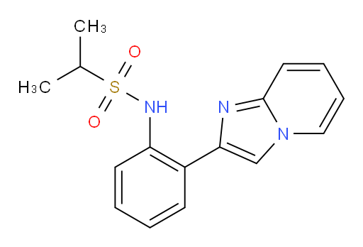 N-(2-(imidazo[1,2-a]pyridin-2-yl)phenyl)propane-2-sulfonamide