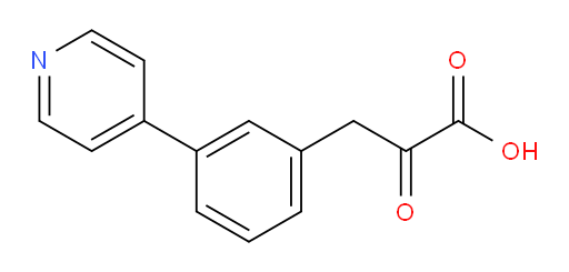 2-oxo-3-(3-(pyridin-4-yl)phenyl)propanoic acid