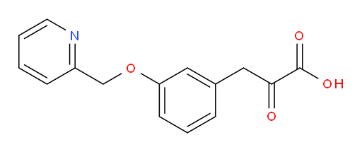 2-oxo-3-(3-(pyridin-2-ylmethoxy)phenyl)propanoic acid