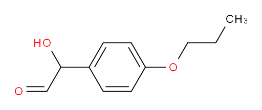 2-hydroxy-2-(4-propoxyphenyl)acetaldehyde