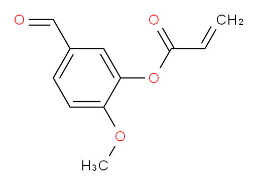 5-formyl-2-methoxyphenyl acrylate