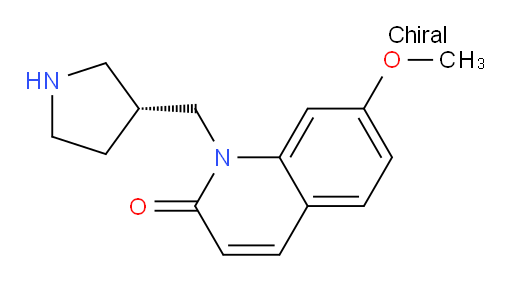 (R)-7-methoxy-1-(pyrrolidin-3-ylmethyl)quinolin-2(1H)-one