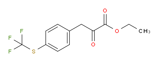 ethyl 2-oxo-3-(4-((trifluoromethyl)thio)phenyl)propanoate