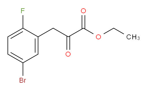 ethyl 3-(5-bromo-2-fluorophenyl)-2-oxopropanoate