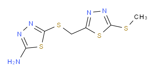 5-(((5-(methylthio)-1,3,4-thiadiazol-2-yl)methyl)thio)-1,3,4-thiadiazol-2-amine
