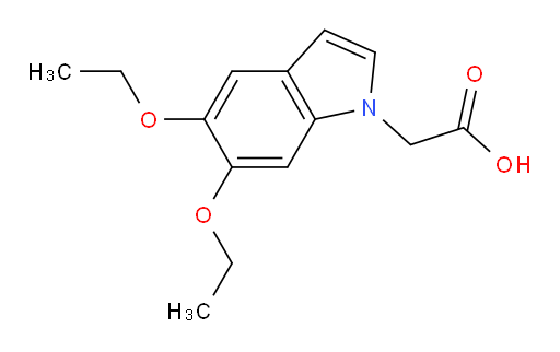 2-(5,6-diethoxy-1H-indol-1-yl)acetic acid
