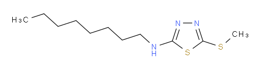 5-(methylthio)-N-octyl-1,3,4-thiadiazol-2-amine
